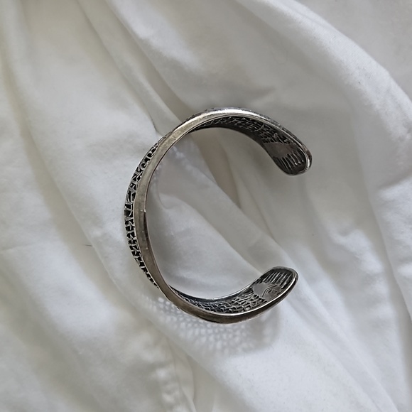 B1625 SILPADA Hammered Silver Mesh Cuff Bracelet - Picture 5 of 5